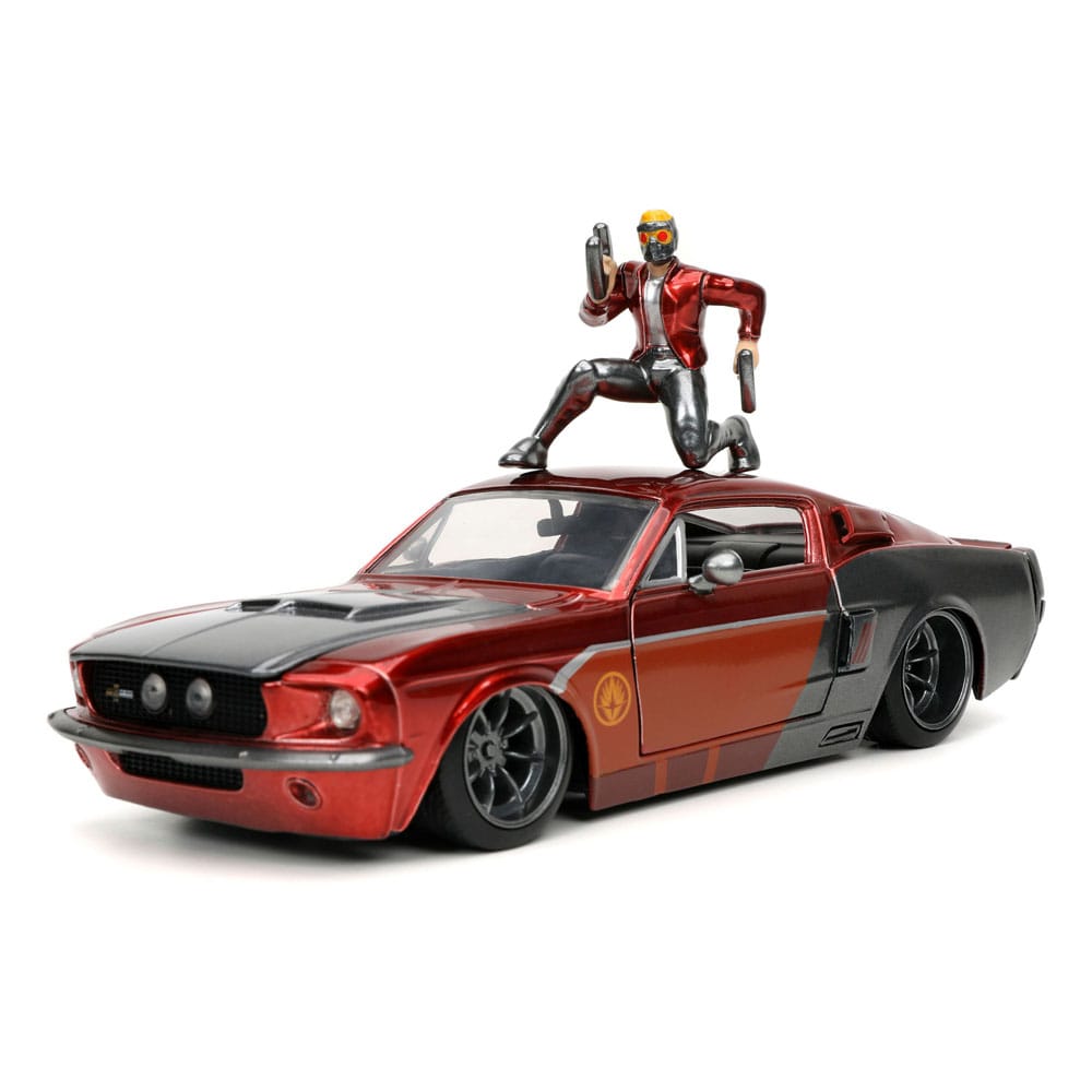 Guardians of the Galaxy Diecast Model 1/24 1967 Ford Mustang Star Lord 4006333075902