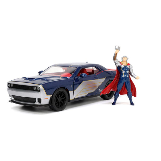 Marvel Diecast Model 1/24 2015 Dodge Challenger Thor 4006333084379