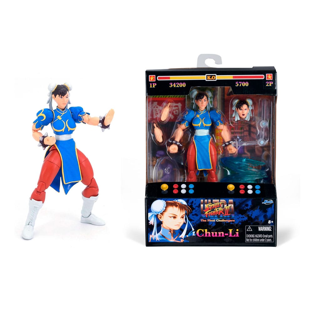 Ultra Street Fighter II: The Final Challengers Action Figure 1/12 Chun-Li 15 cm  4006333084515