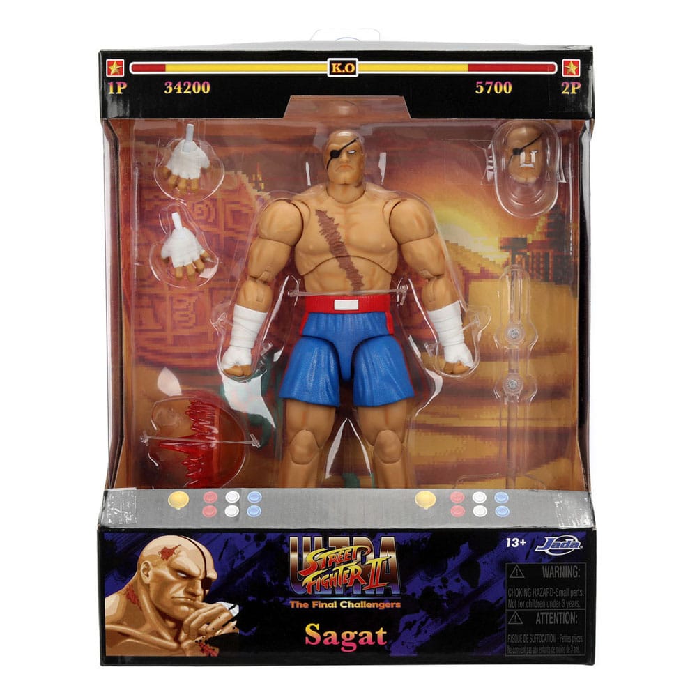 Ultra Street Fighter II: The Final Challengers Action Figure 1/12 Sagat 19 cm    4006333098291