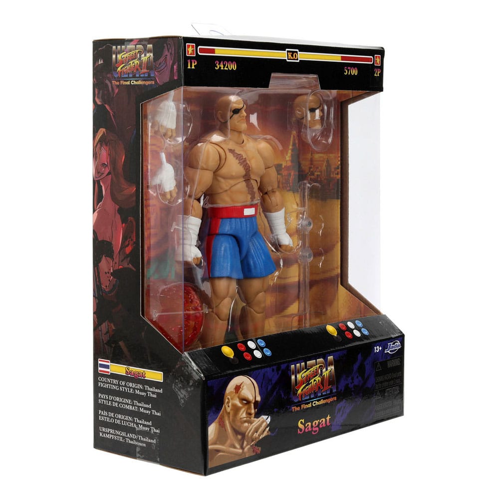 Ultra Street Fighter II: The Final Challengers Action Figure 1/12 Sagat 19 cm    4006333098291