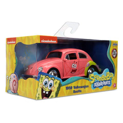 Spongebob Squarepants Diecast Model 1/32 1959 VW Beetle Patrick 4006333091247