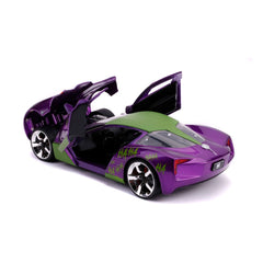 DC Comics Diecast Model 1/24 Joker 2009 Chevy Corvette Stingray 4006333068706