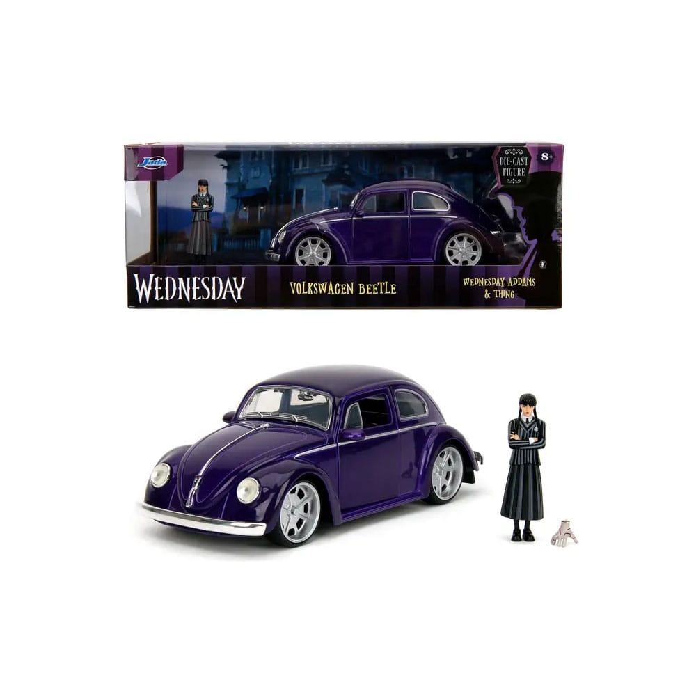 Wednesday Diecast Model 1/24 Volkswagen Beetle 4006333088391