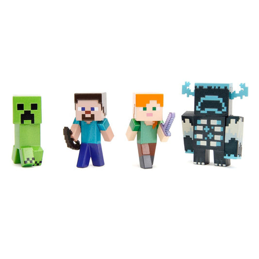 Minecraft Nano Metalfigs Diecast Mini Figures 4-Pack 6 cm 4006333084621