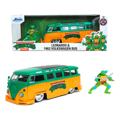 Teenage Mutant Ninja Turtles Diecast Model 1/24 1962 VW Bus Leonardo 4006333070990