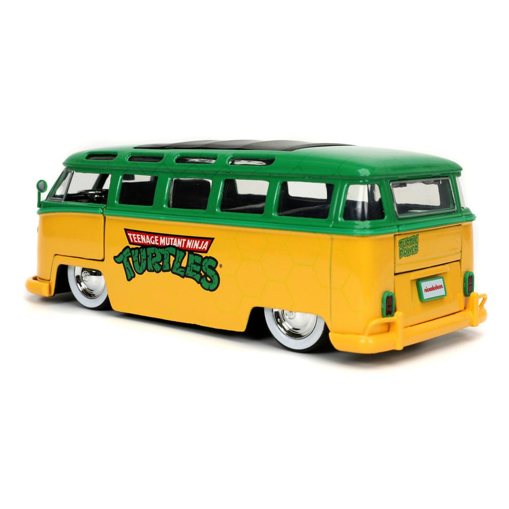 Teenage Mutant Ninja Turtles Diecast Model 1/24 1962 VW Bus Leonardo 4006333070990