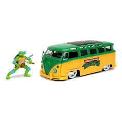 Teenage Mutant Ninja Turtles Diecast Model 1/24 1962 VW Bus Leonardo 4006333070990