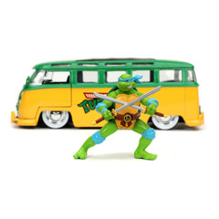 Teenage Mutant Ninja Turtles Diecast Model 1/24 1962 VW Bus Leonardo 4006333070990