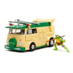 Teenage Mutant Ninja Turtles Diecast Model 1/24 Donatello & Party Wagon 4006333084645