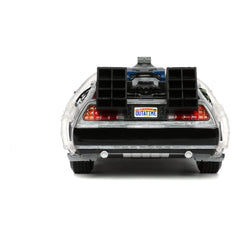 Back to the Future Hollywood Rides Diecast Model 1/24 Back to the Future 1 Time Machine 801310329115