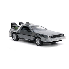 Back to the Future Hollywood Rides Diecast Model 1/24 Back to the Future 1 Time Machine 801310329115