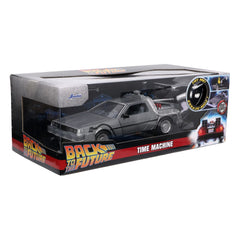 Back to the Future Hollywood Rides Diecast Model 1/24 Back to the Future 1 Time Machine 801310329115