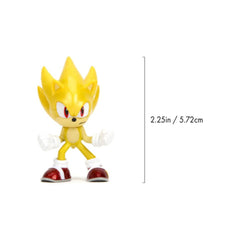 Sonic the Hedgehog Nano Metalfigs Diecast Mini Figures 3-Pack 5 cm  0801310356364