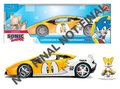 Sonic Diecast Vehicle 1:24 Tails Lamborghini Huracan 19 cm 4006333108716