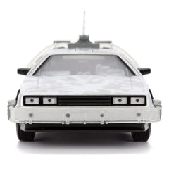 Back to the Future Diecast Model 1/24 Time Machine Frost 4006333100543