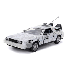 Back to the Future Diecast Model 1/24 Time Machine Frost 4006333100543