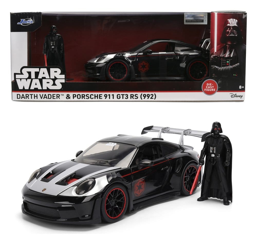 Star Wars Diecast Model 1:24 Darth Vader Porsche 911 4006333105586