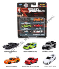 Fast & Furious 6-Pack Nano Cars 4006333104732