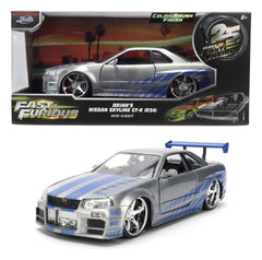 Fast & Furious Diecast Vehicle 1:24 Anniversary Nissan Skyline 19 cm 4006333107535