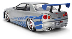 Fast & Furious Diecast Vehicle 1:24 Anniversary Nissan Skyline 19 cm 4006333107535