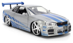 Fast & Furious Diecast Vehicle 1:24 Anniversary Nissan Skyline 19 cm 4006333107535