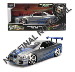 Fast & Furious Diecast Vehicle 1:24 Anniversary Nissan Skyline 19 cm 4006333107535