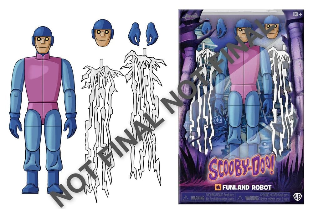 Scooby Doo Action Figure Funland Robot 16 cm 4006333108648