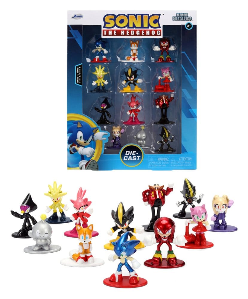 Sonic Nano Metalfigs Mini Figures 12-Pack 4006333107429