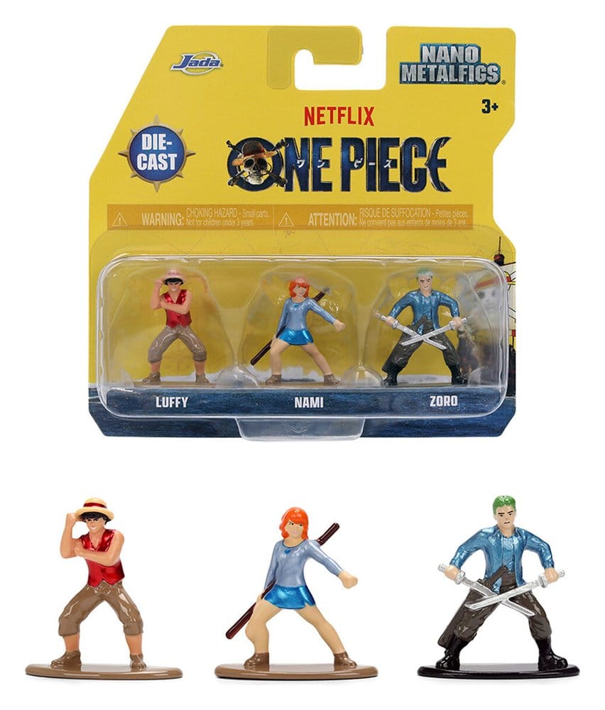 One Piece Nano Metalfigs Mini Figures 3-Pack 4006333105944