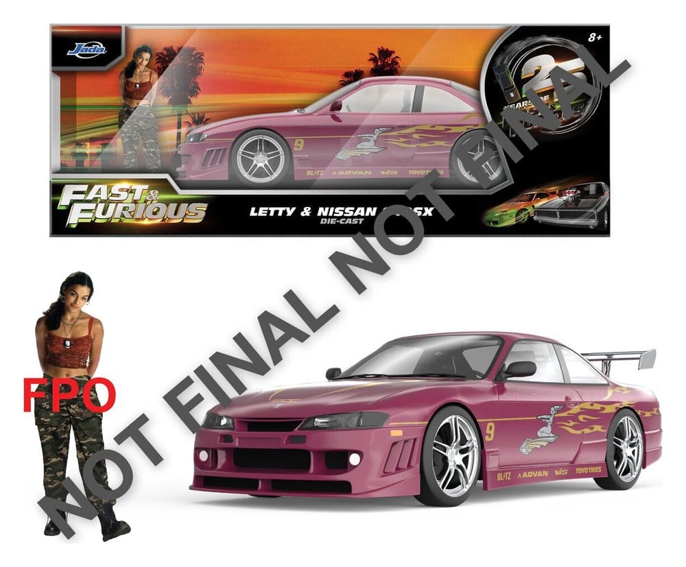 Fast & Furious Diecast Model 1/24 1997 Nissan 240SX 9 cm 4006333108723