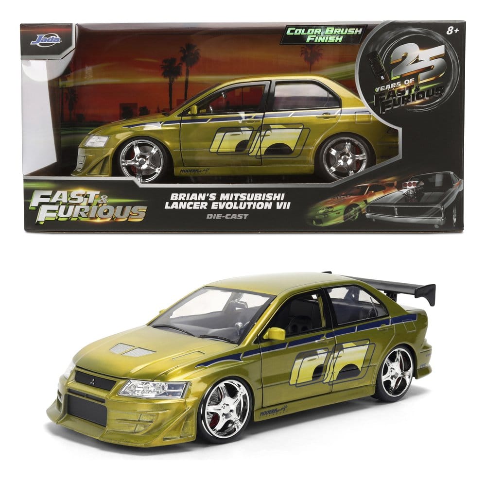 Fast & Furious Diecast Model 1/24 Anniversary Mitsubishi 9 cm 4006333109997