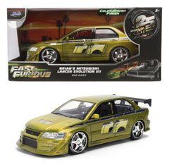 Fast & Furious Diecast Model 1/24 Anniversary Mitsubishi 9 cm 4006333109997