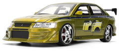 Fast & Furious Diecast Model 1/24 Anniversary Mitsubishi 9 cm 4006333109997