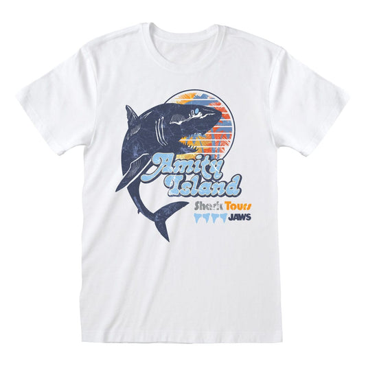 Jaws T-Shirt Amity Shark Tours Size S 5056688522360