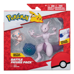 Pokémon Figure 2-Pack Mewtwo 10 cm & Mew 5 cm 0191726471394