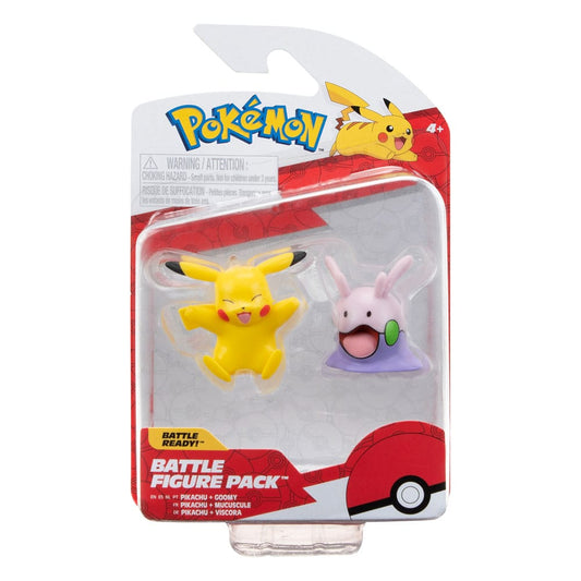 Pokémon Battle Figure Pack Mini Figure 2-Pack Pikachu & Goomy 5 cm 0191726480860