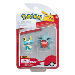 Pokémon Battle Figure First Partner Set Figure 2-Pack Gible, Froakie 5 cm 0191726480921
