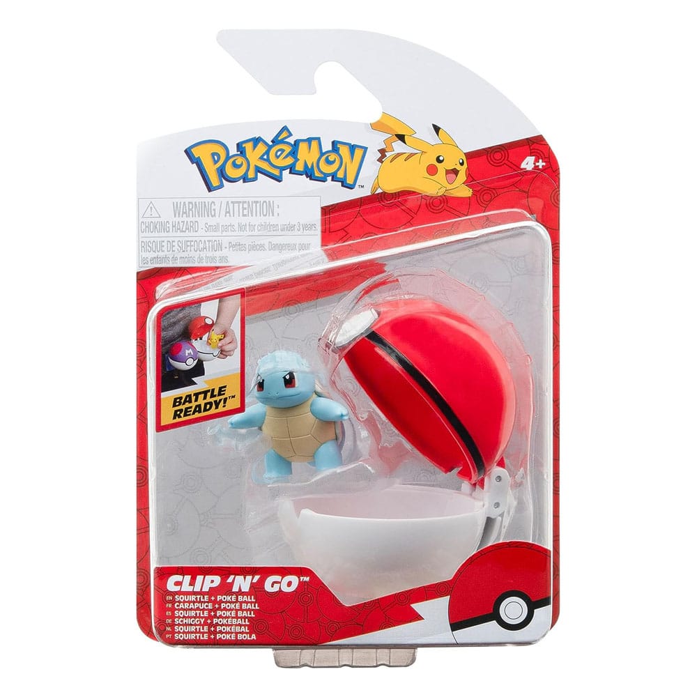 Pokémon Clip'n'Go Poké Balls Squirtle & Poké  0191726482963