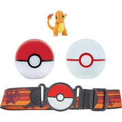 Pokémon Clip'n'Go Poké Ball Belt Set Poké Ball, Luxury Ball & Charmander 0191726483151