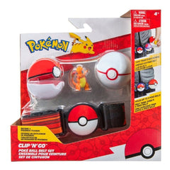 Pokémon Clip'n'Go Poké Ball Belt Set Poké Ball, Luxury Ball & Charmander 0191726483151