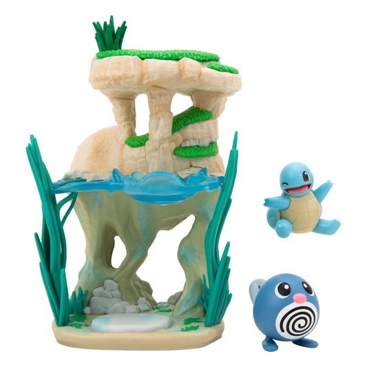Pokémon Environment Set Shoreside Lake & Poliwag & Squirtle 5 cm    0191726483670