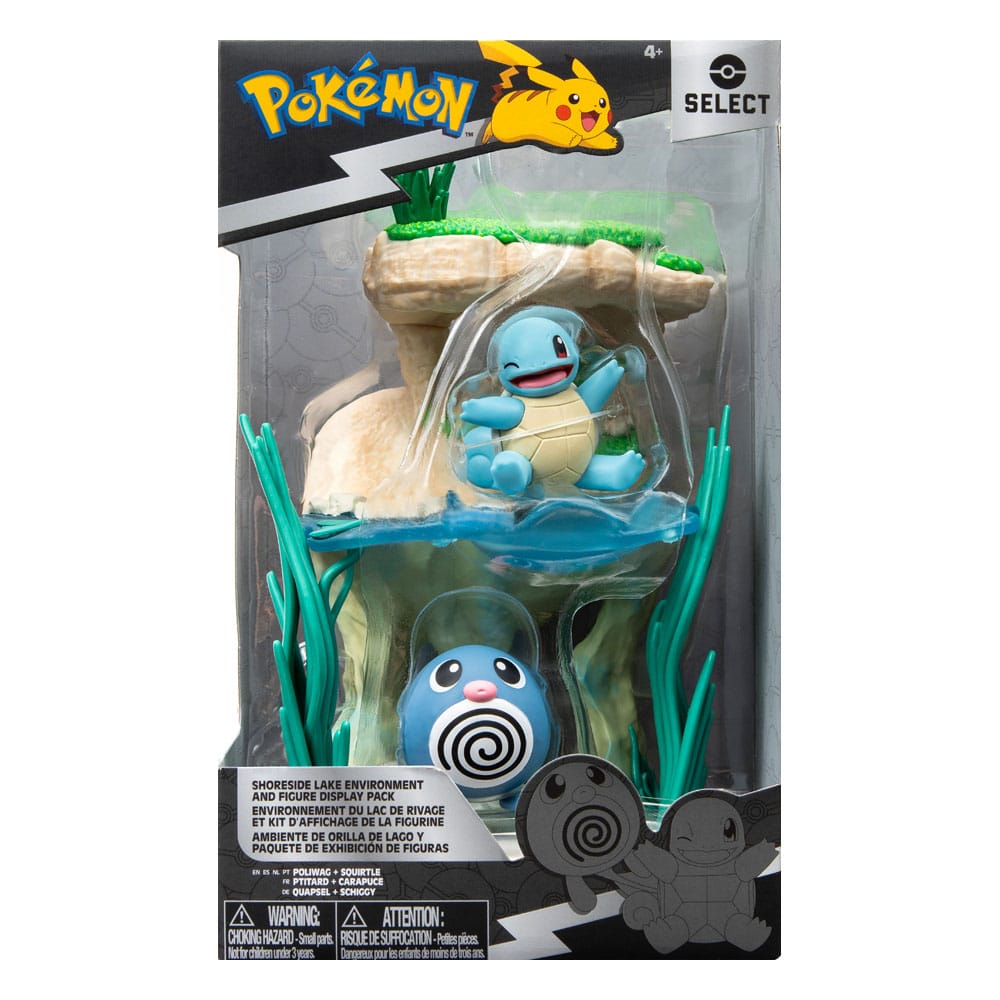 Pokémon Environment Set Shoreside Lake & Poliwag & Squirtle 5 cm    0191726483670