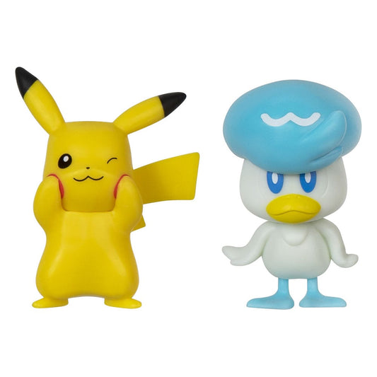 Pokémon Gen IX Battle Figure Pack Mini Figure 2-Pack Pikachu & Quaxly 5 cm 0191726497462