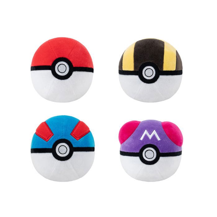 Pokémon Plush Figure Pokeball different versions 10 cm 5710948455224