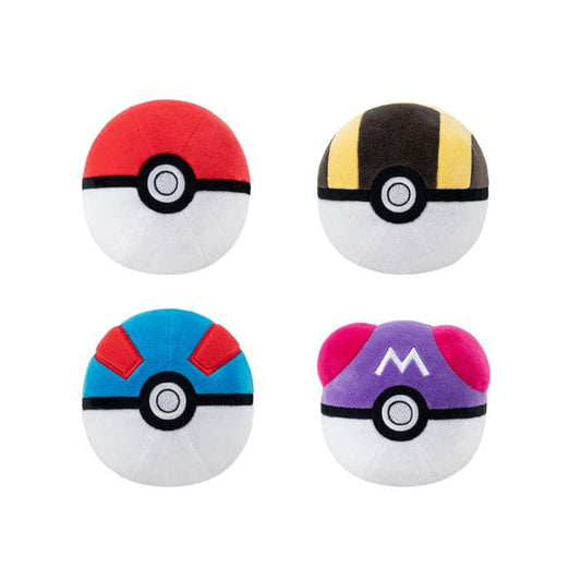 Pokémon Plush Figure Pokeball different versions 10 cm 5710948455224