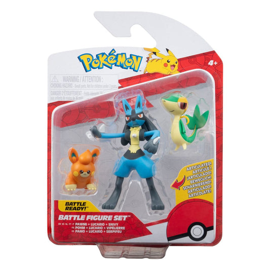 Pokémon Battle Figure Set 3-Pack Snivy, Pawmi 0191726709442