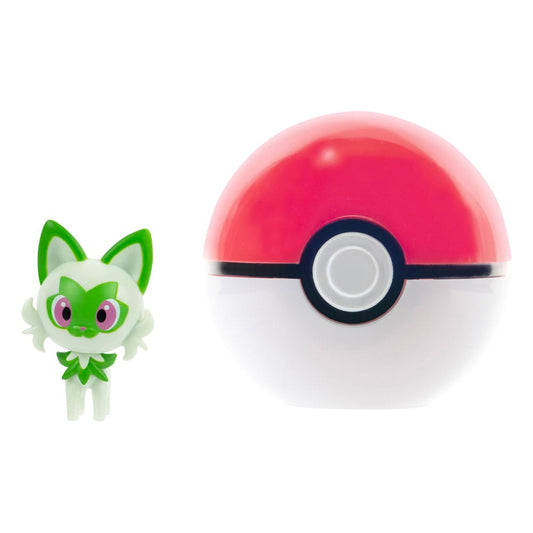 Pokémon Clip'n'Go Poké Balls Sprigatito with Poké Ball 0191726709718