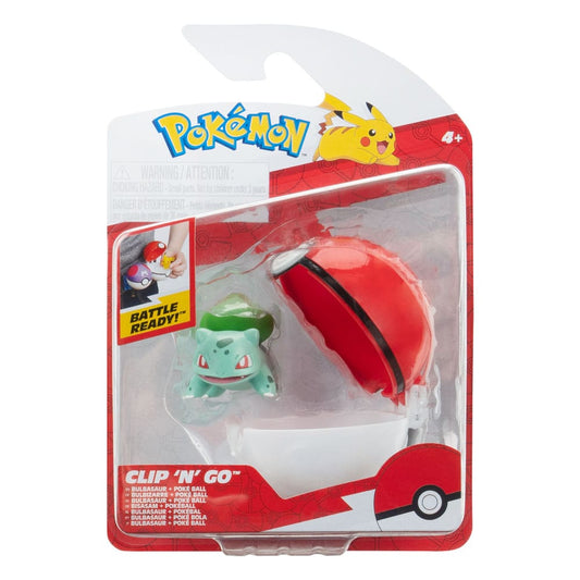 Pokémon Clip'n'Go Poké Balls Bulbasaur #1 & Poké Ball  0191726709763