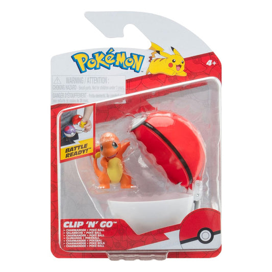 Pokémon Clip'n'Go Poké Balls Charmander #1 & Poké Ball  0191726709770